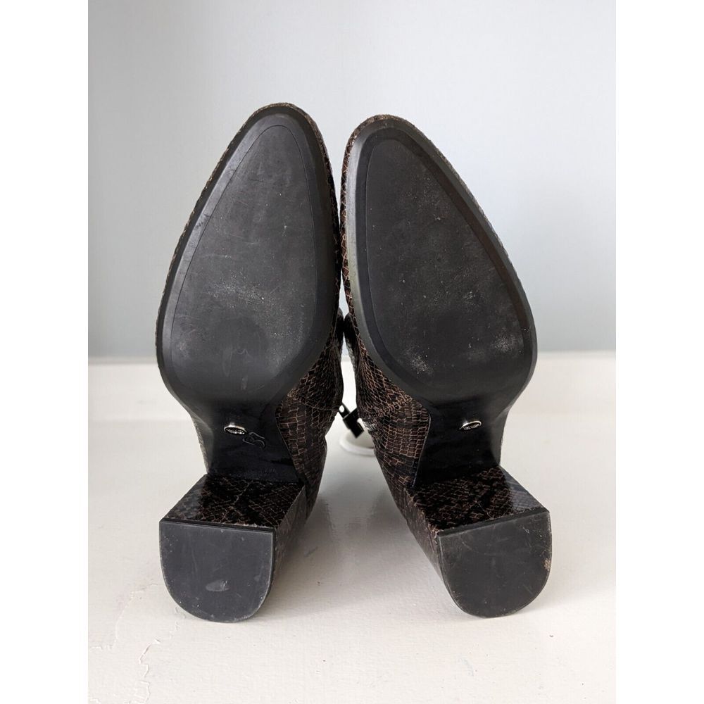 Zara Animal‎ Print Snakeskin Platform Zippered Boots - Picture 3 of 8